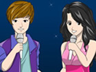 Color Justin Bieber and Selena Gomez